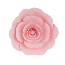 Mega Crafts - 12" Paper Craft Pedal Flower - Pink