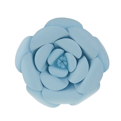 Mega Crafts - 12" Paper Craft Pedal Flower - Aqua