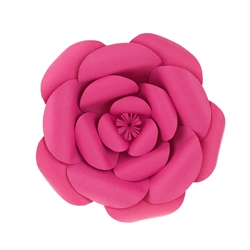 Mega Crafts - 12" Paper Craft Pedal Flower - Fuchsia