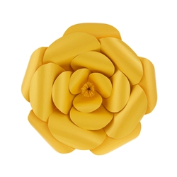 Mega Crafts - 12" Paper Craft Pedal Flower - Gold