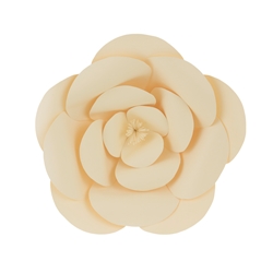 Mega Crafts - 12" Paper Craft Pedal Flower - Ivory