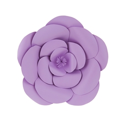 Mega Crafts - 12" Paper Craft Pedal Flower - Lavender