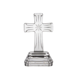 Mega Favors - Medieval Design Cross Glassware - Clear