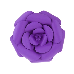 Mega Crafts - 12" Paper Craft Pedal Flower - Purple