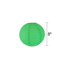 Mega Crafts - 8" Round Paper Lantern - Green