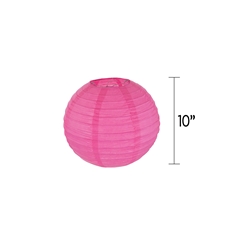 Mega Crafts - 10" Round Paper Lantern - Pink