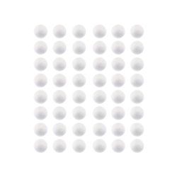 Mega Crafts - 48 pcs 1" Poly Foam Craft Ball