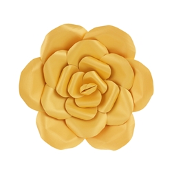 Mega Crafts - 12" Paper Craft Pedal Flower - Gold