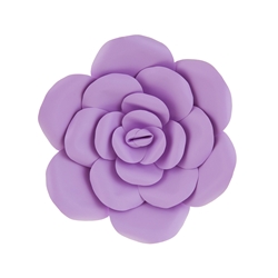 Mega Crafts - 12" Paper Craft Pedal Flower - Lavender