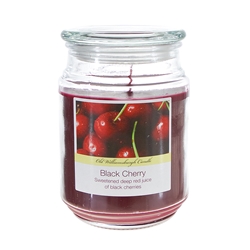 Mega Candles - 18 oz. Country Dreams Scented Jar Candle - Black Cherry