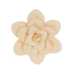 Mega Crafts - 12" Paper Craft Pedal Flower - Ivory