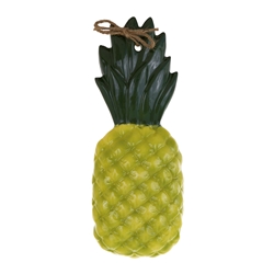 Mega Favors - Large Fruit Poly Resin Plaque - Pineapple