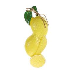 Mega Favors - Double Fruit Poly Resin Plaque - Lemons