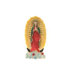 Mega Favors - Lady Guadalupe Poly Resin Plaque