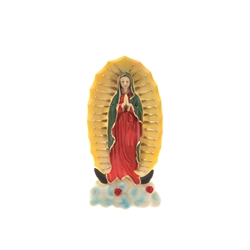 Mega Favors - Lady Guadalupe Poly Resin Plaque
