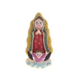 Mega Favors - Baby Guadalupe Statue Poly Resin Plaque