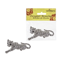 Mega Crafts - Sparkling Rhinestone Animals Designer Brooch - B