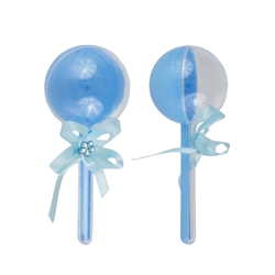 Mega Favors - Acrylic Baby Rattle Holder - Blue