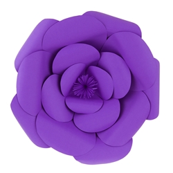 Mega Crafts - 16" Paper Craft Pedal Flower - Purple