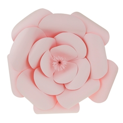 Mega Crafts - 16" Paper Craft Pedal Flower - Pink