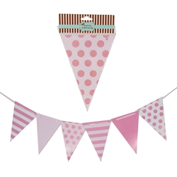 Mega Crafts - 12' Multi Designs Party Pennant Flag