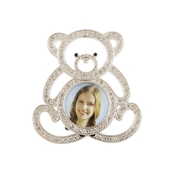 Mega Crafts - Sparkling Rhinestone Teddy Bear Design Picture Frame