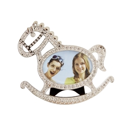 Mega Crafts - Sparkling Rhinestone Rocking Horse Design Picture Frame