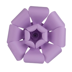 Mega Crafts - 16" Paper Craft Pedal Flower - Lavender