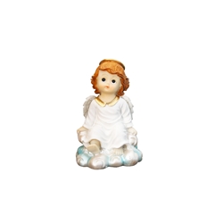 Mega Favors - Baby Angel Sitting on Clouds in Clear Box - Pink