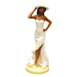 Mega Favors - Ethnic Young Lady Wearing Matching Gown and Hat