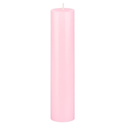 Mega Candles - 2" x 9" Unscented Round Pillar Candle - Pink